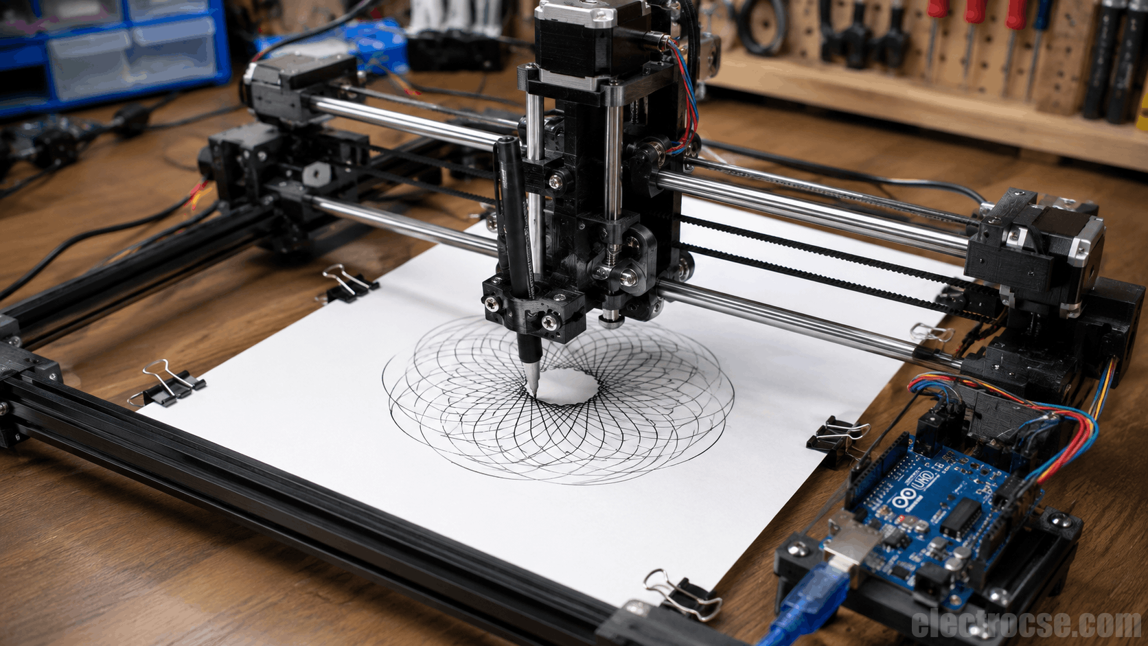 Build Your Own Arduino CNC Pen Plotter (Step-by-Step Guide)